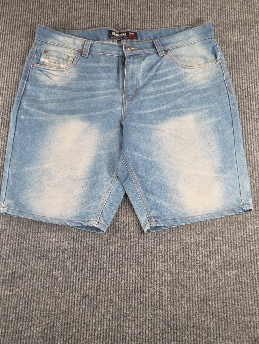 Ecko Unlimited Light Blue Washed Denim Shorts